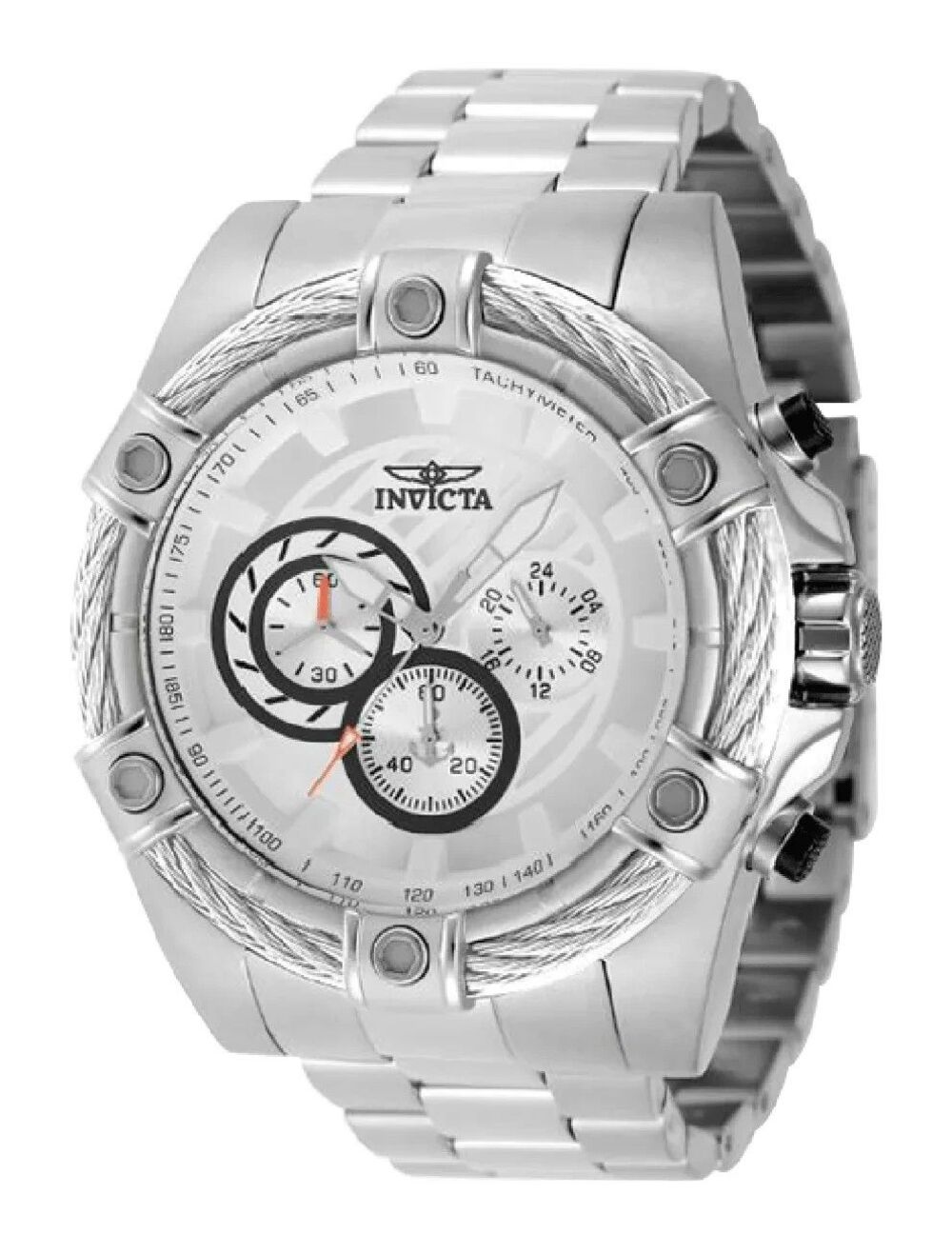 Invicta Bolt Men’s Watch 52mm 69797 Silver